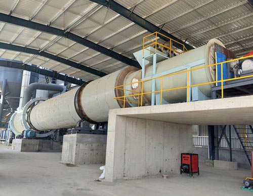 煤泥烘干机安装现场