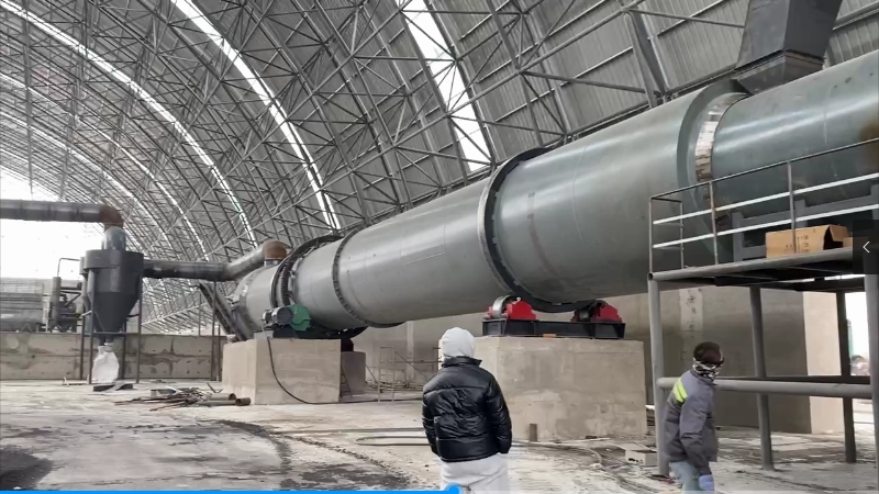 煤泥烘干机生产现场